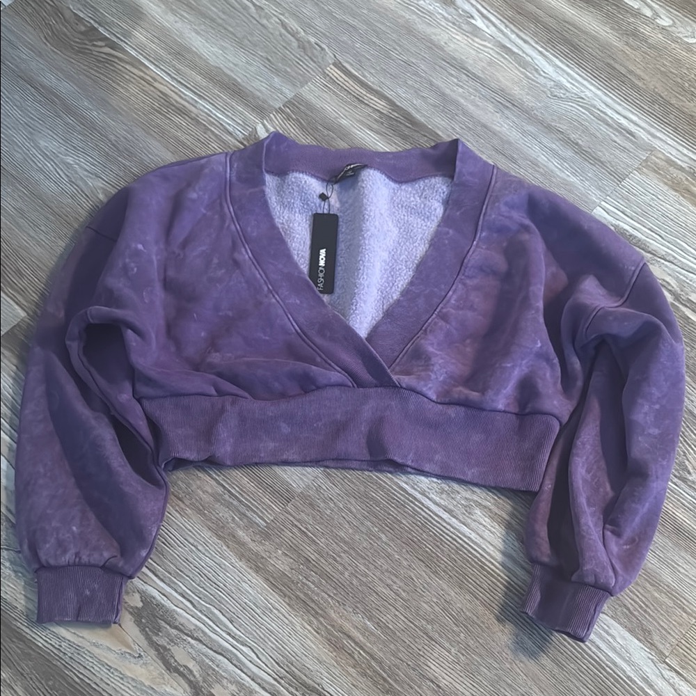 Purple Women's Crop Top